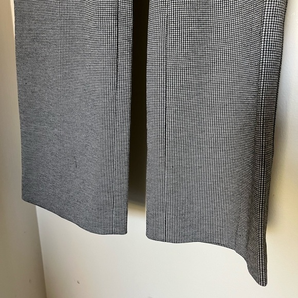 Talbots Houndstooth Pants Black Formal Straight Ankle Work Pants, Women’s Size 8 - Picture 14 of 16